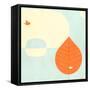 Citrus Grove II-June Erica Vess-Framed Stretched Canvas