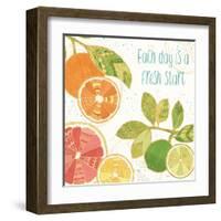 Citrus Splash IV-Veronique Charron-Framed Art Print