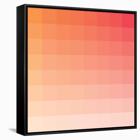 Citrus Square Spectrum-Kindred Sol Collective-Framed Stretched Canvas