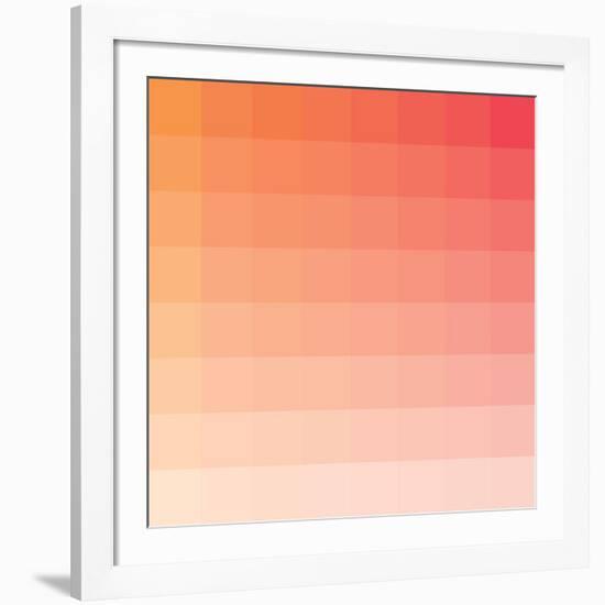 Citrus Square Spectrum-Kindred Sol Collective-Framed Art Print