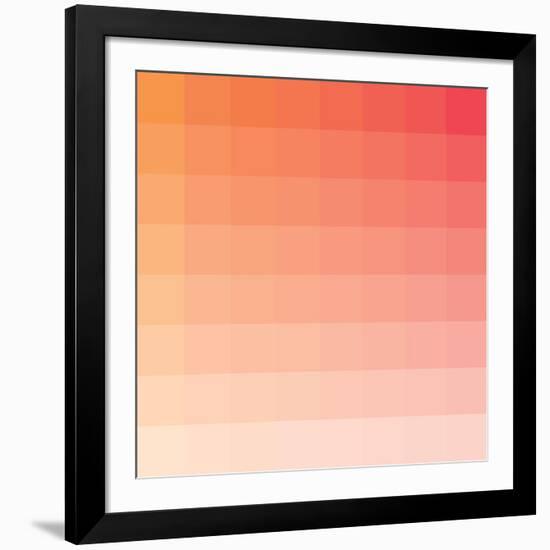 Citrus Square Spectrum-Kindred Sol Collective-Framed Art Print