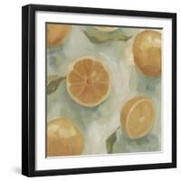 Citrus Study in Oil II-Emma Scarvey-Framed Art Print