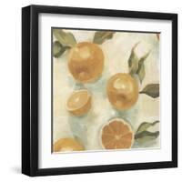 Citrus Study in Oil IV-Emma Scarvey-Framed Art Print