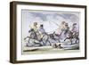 Cits Airing Themselves on a Sunday, 1809-Thomas Rowlandson-Framed Giclee Print