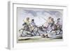 Cits Airing Themselves on a Sunday, 1809-Thomas Rowlandson-Framed Giclee Print