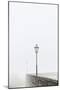 Citta di San Marino, Europe, street lamps in the fog,-Bernd Wittelsbach-Mounted Photographic Print