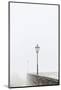 Citta di San Marino, Europe, street lamps in the fog,-Bernd Wittelsbach-Mounted Photographic Print