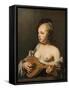 Cittern Player, Ca 1637-1640-Caesar Boëtius van Everdingen-Framed Stretched Canvas