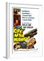 City after Midnight-null-Framed Art Print