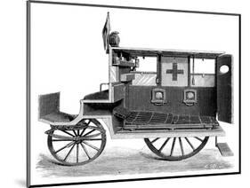 City Ambulance, 19th Century-Science Photo Library-Mounted Photographic Print