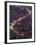 City and Car Lights of Jounieh, Near Beirut, Lebanon, Middle East-Christian Kober-Framed Photographic Print