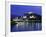 City and Castle at Night from the River, Salzburg, Austria, Europe-Nigel Francis-Framed Photographic Print