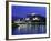 City and Castle at Night from the River, Salzburg, Austria, Europe-Nigel Francis-Framed Photographic Print