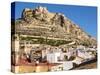City and Castle Santa Barbara in the Background, Alicante, Valencia Province, Spain, Europe-Guy Thouvenin-Stretched Canvas