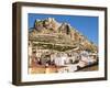 City and Castle Santa Barbara in the Background, Alicante, Valencia Province, Spain, Europe-Guy Thouvenin-Framed Photographic Print