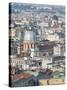 City and Churches from Vomero Hills, Naples, Campania, Italy-Walter Bibikow-Stretched Canvas