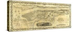 City and County of New York, c.1836-J^ H^ Colton-Stretched Canvas