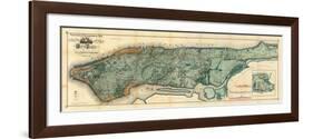 City And Island Of Ny 1865-Vintage Lavoie-Framed Giclee Print