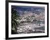 City and Marina, Funchal, Madeira, Portugal-Walter Bibikow-Framed Photographic Print