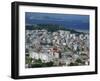 City and the Ria De Vigo, Islas Cies in the Distance, Vigo, Galicia, Spain, Europe-Maxwell Duncan-Framed Photographic Print