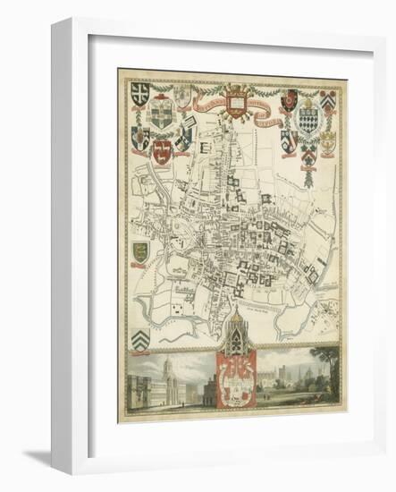 City and University of Oxford-null-Framed Art Print