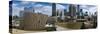 City architecture, Houston, Texas, USA-Panoramic Images-Stretched Canvas