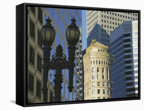 City Architecture, San Francisco, California, USA-Ken Gillham-Framed Stretched Canvas