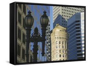 City Architecture, San Francisco, California, USA-Ken Gillham-Framed Stretched Canvas