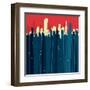 City Art Buildings-JoeBakal-Framed Art Print