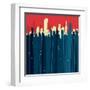 City Art Buildings-JoeBakal-Framed Art Print