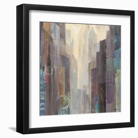 City at Dawn-Hristova Albena-Framed Art Print