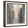 City at Dawn-Hristova Albena-Framed Premium Giclee Print