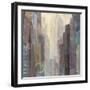 City at Dawn-Hristova Albena-Framed Premium Giclee Print