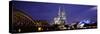 City at Dusk, Musical Dome, Cologne Cathedral, Hohenzollern Bridge, Rhine River, Cologne, North ...-null-Stretched Canvas