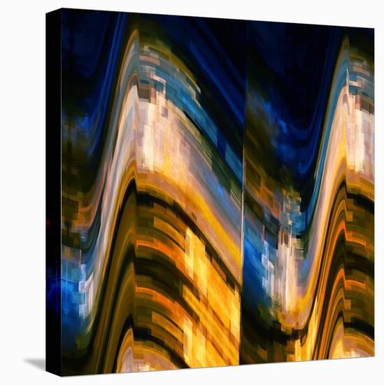 City at Night 4-Ursula Abresch-Stretched Canvas