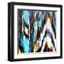 City at Night in Snow-Ursula Abresch-Framed Premium Photographic Print