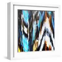 City at Night in Snow-Ursula Abresch-Framed Premium Photographic Print