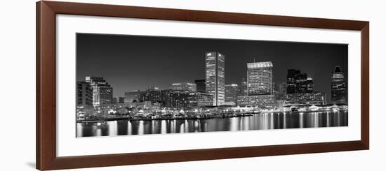 City at the Waterfront, Baltimore, Maryland, USA-null-Framed Photographic Print