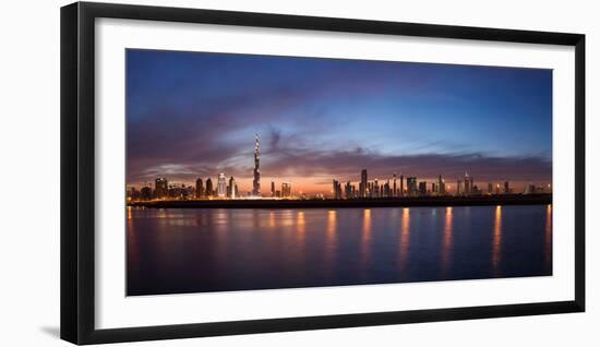 City at the waterfront, Dubai, United Arab Emirates-null-Framed Photographic Print