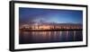 City at the waterfront, Dubai, United Arab Emirates-null-Framed Photographic Print