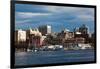 City at the waterfront, Inner Harbor, Victoria, Vancouver Island, British Columbia, Canada-null-Framed Photographic Print