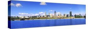 City at the Waterfront, Lachine Canal, Montreal, Quebec, Canada 2009-null-Stretched Canvas