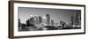 City at the Waterfront, Lake Erie, Detroit, Wayne County, Michigan, USA-null-Framed Photographic Print