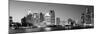 City at the Waterfront, Lake Erie, Detroit, Wayne County, Michigan, USA-null-Mounted Photographic Print