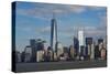 City at the waterfront, Manhattan, New York City, New York State, USA-null-Stretched Canvas