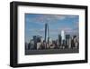 City at the waterfront, Manhattan, New York City, New York State, USA-null-Framed Photographic Print