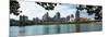 City at the Waterfront, Ohio River, Cincinnati, Hamilton County, Ohio, USA-null-Mounted Photographic Print