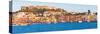 City at Waterfront, Marina Grande, Procida, Bay of Naples, Campania, Italy-null-Stretched Canvas