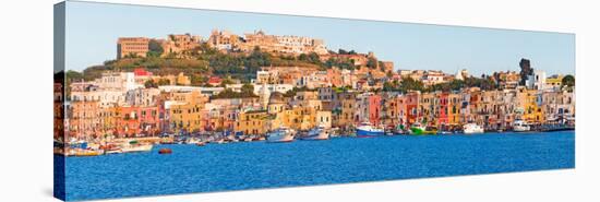 City at Waterfront, Marina Grande, Procida, Bay of Naples, Campania, Italy-null-Stretched Canvas