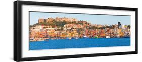City at Waterfront, Marina Grande, Procida, Bay of Naples, Campania, Italy-null-Framed Photographic Print
